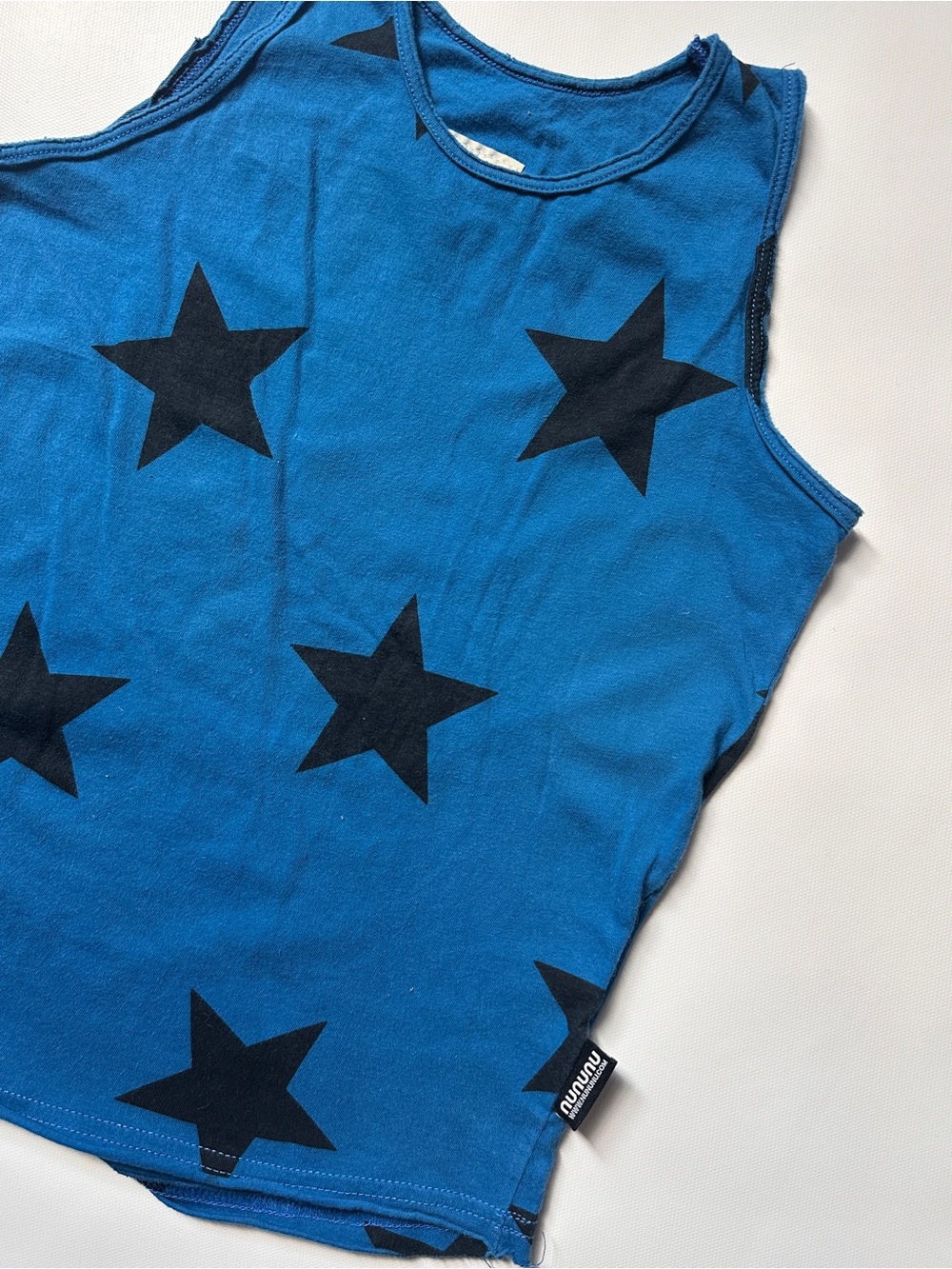 Nununu Blue Star Print Kids Tank Top 6-7Y
